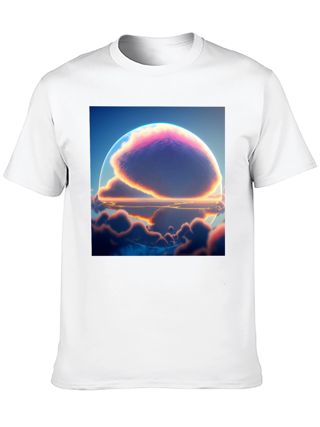 Surreal Cloudscape Graphic T-Shirt