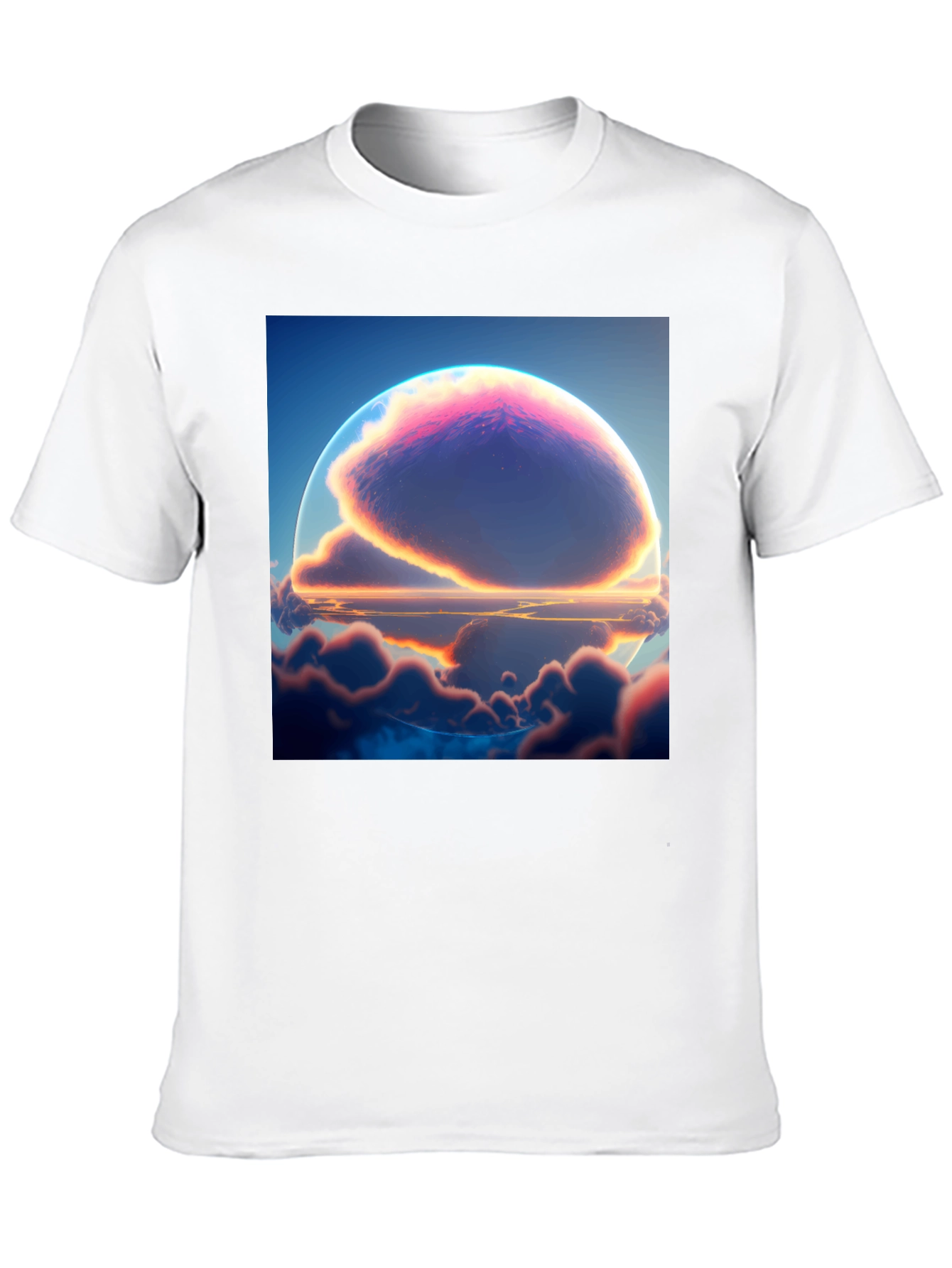 Surreal Cloudscape Graphic T-Shirt