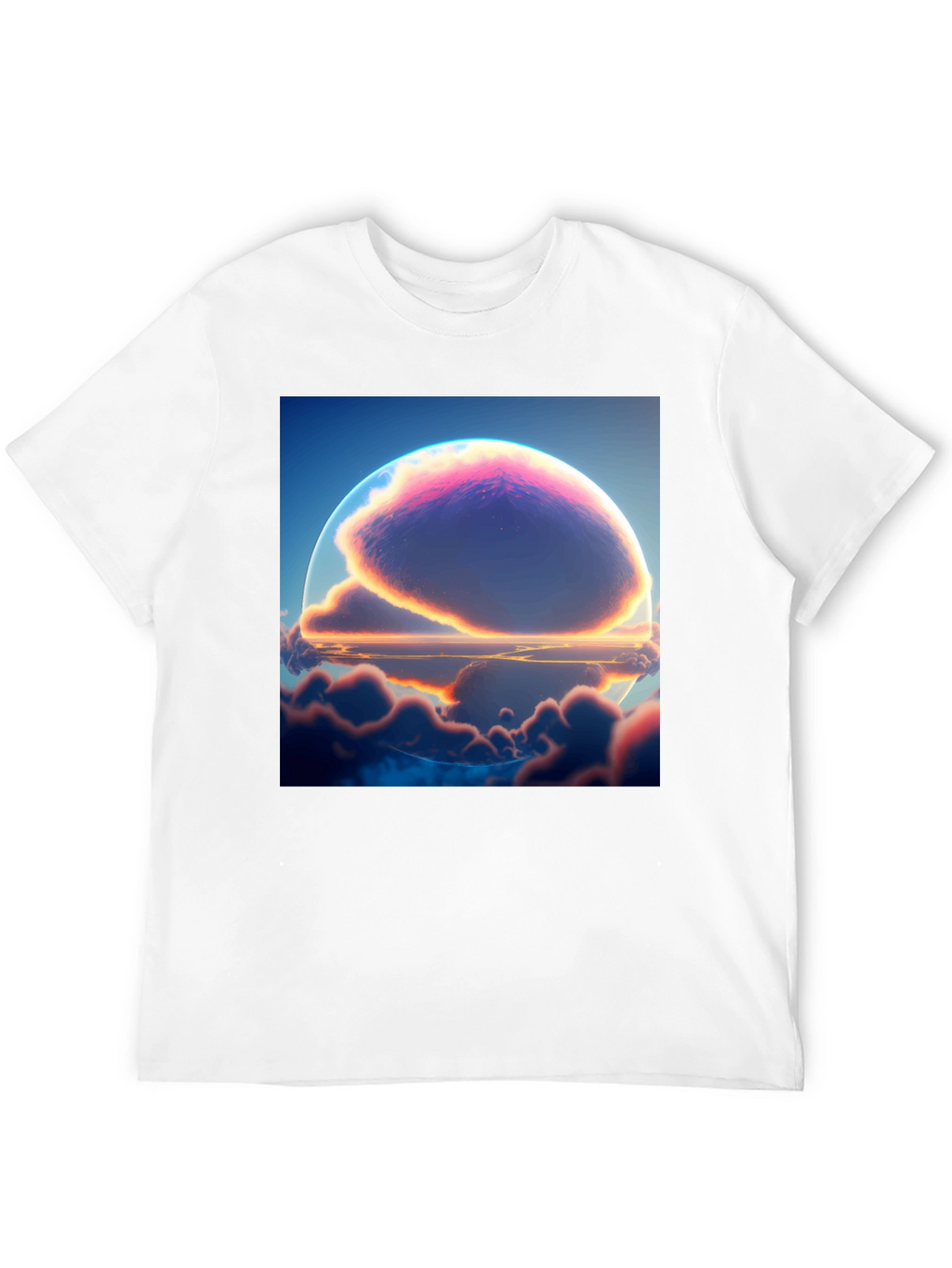 Surreal Cloudscape Graphic T-Shirt