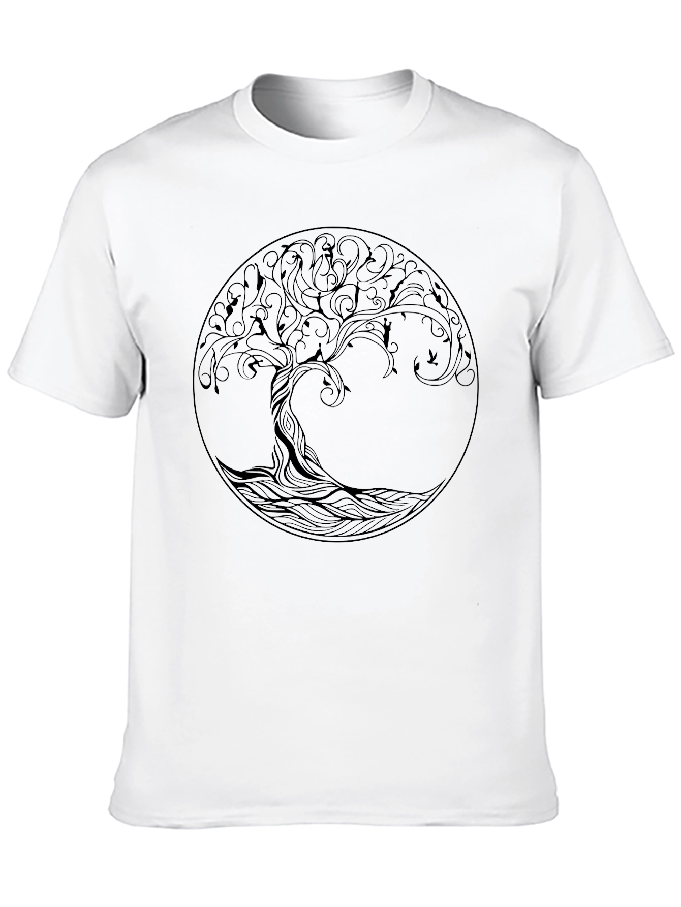 Tree of Life Graphic Black T-Shirt