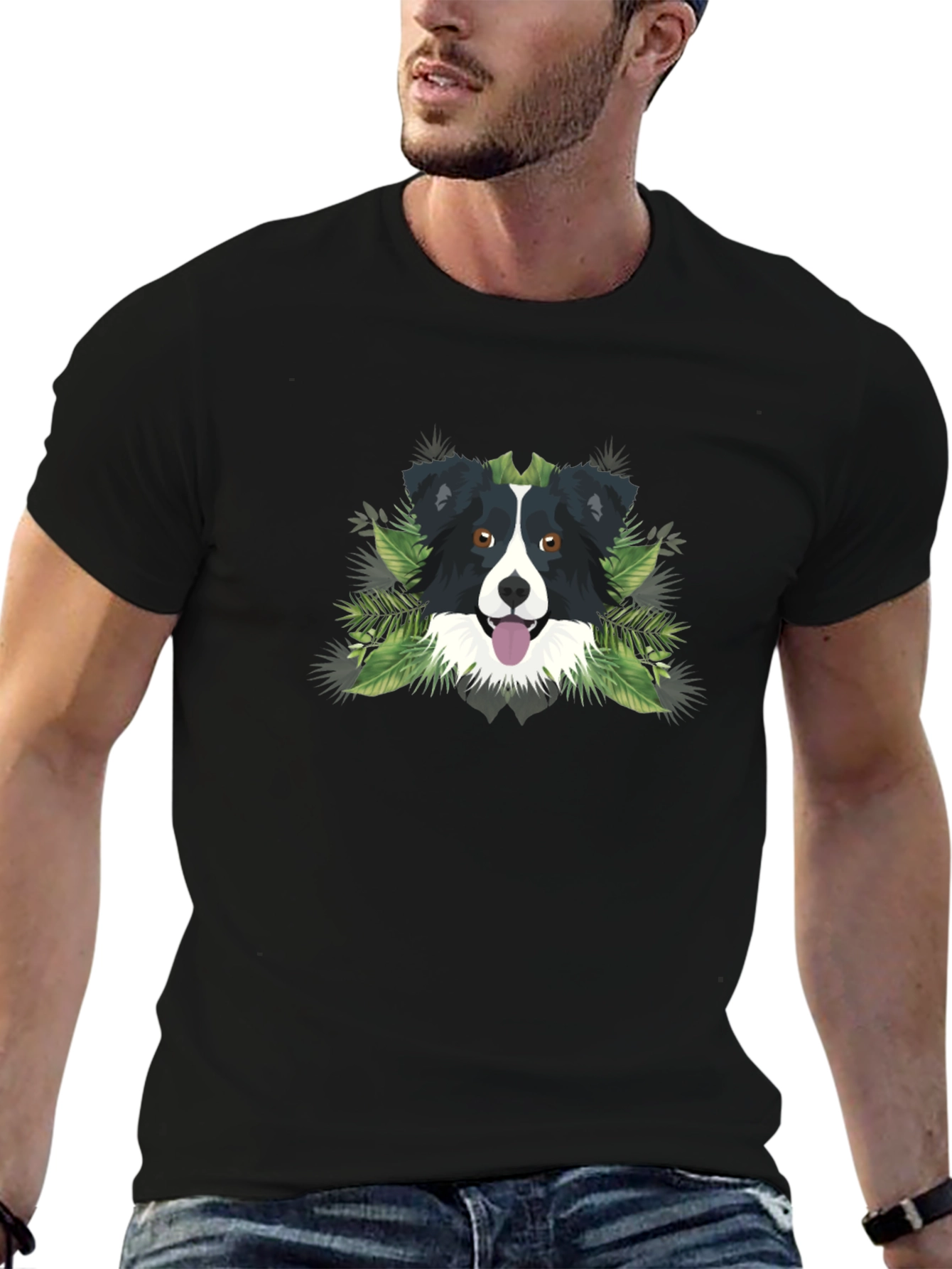 Dog Lovers Black Tee
