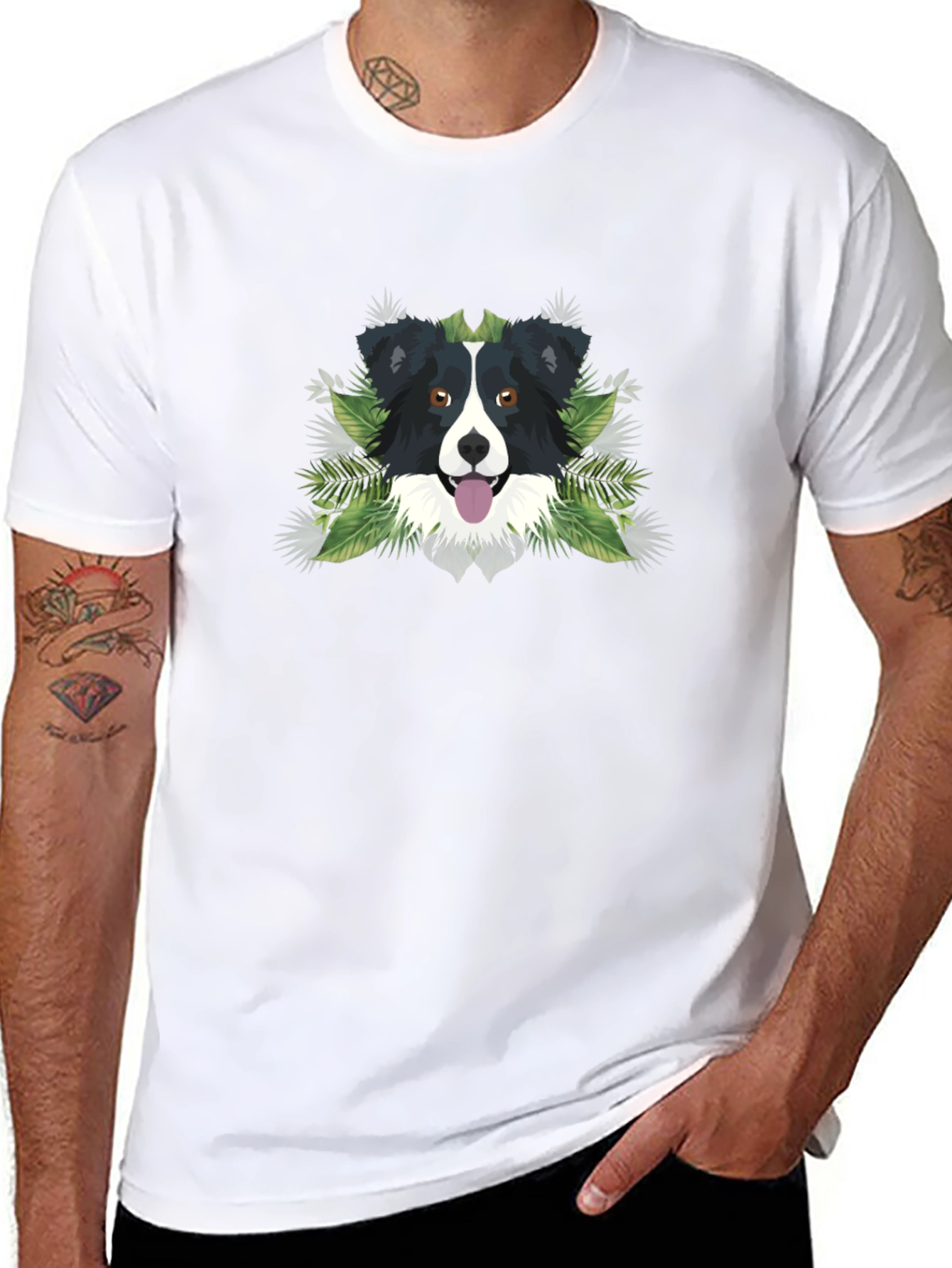 Dog Lovers Black Tee