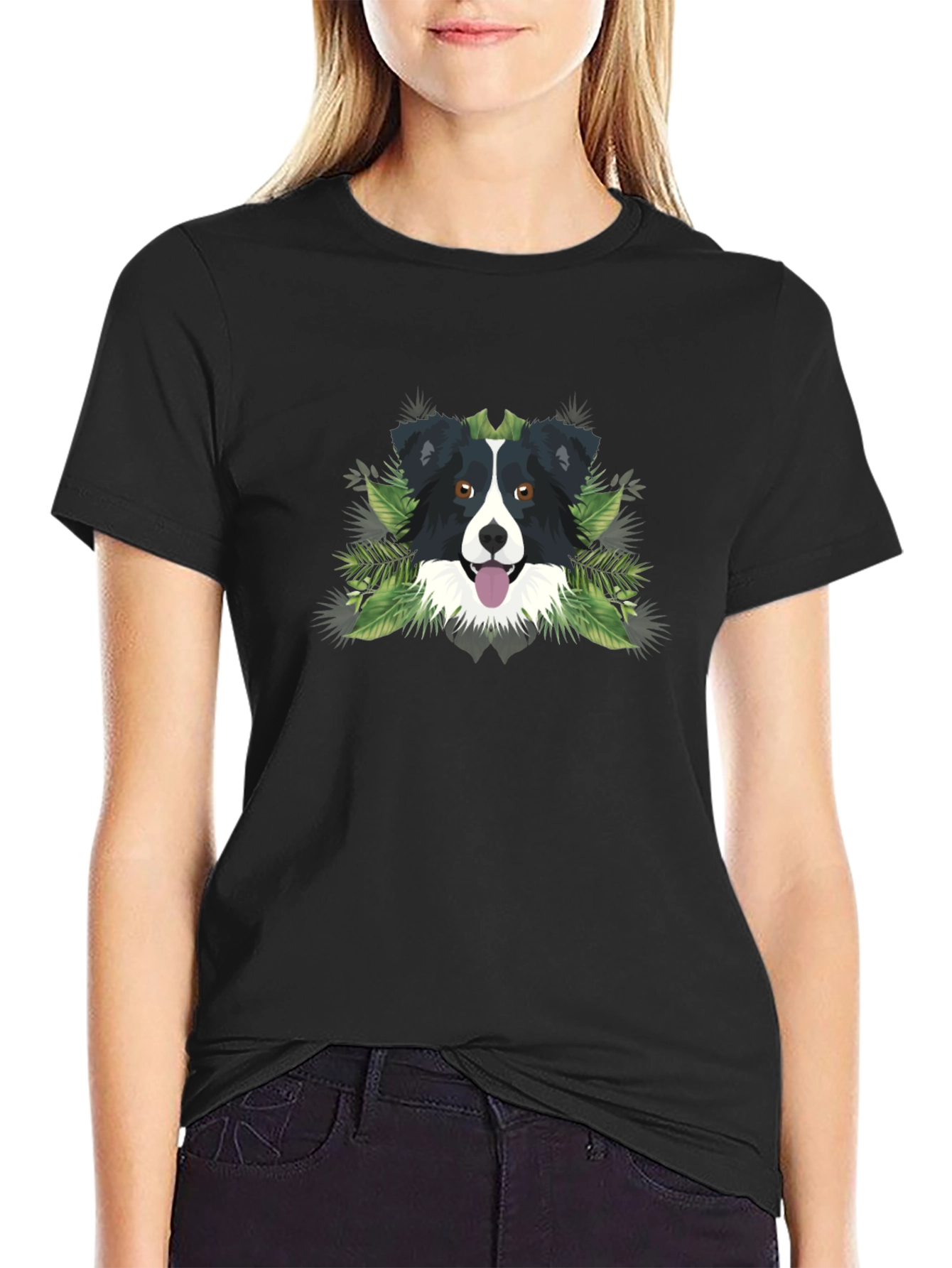 Dog Lovers Black Tee