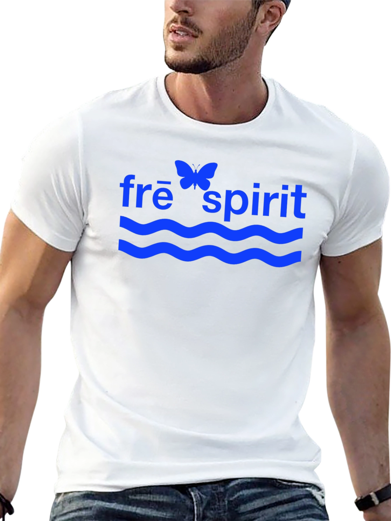 Free Spirit Black Graphic T-Shirt