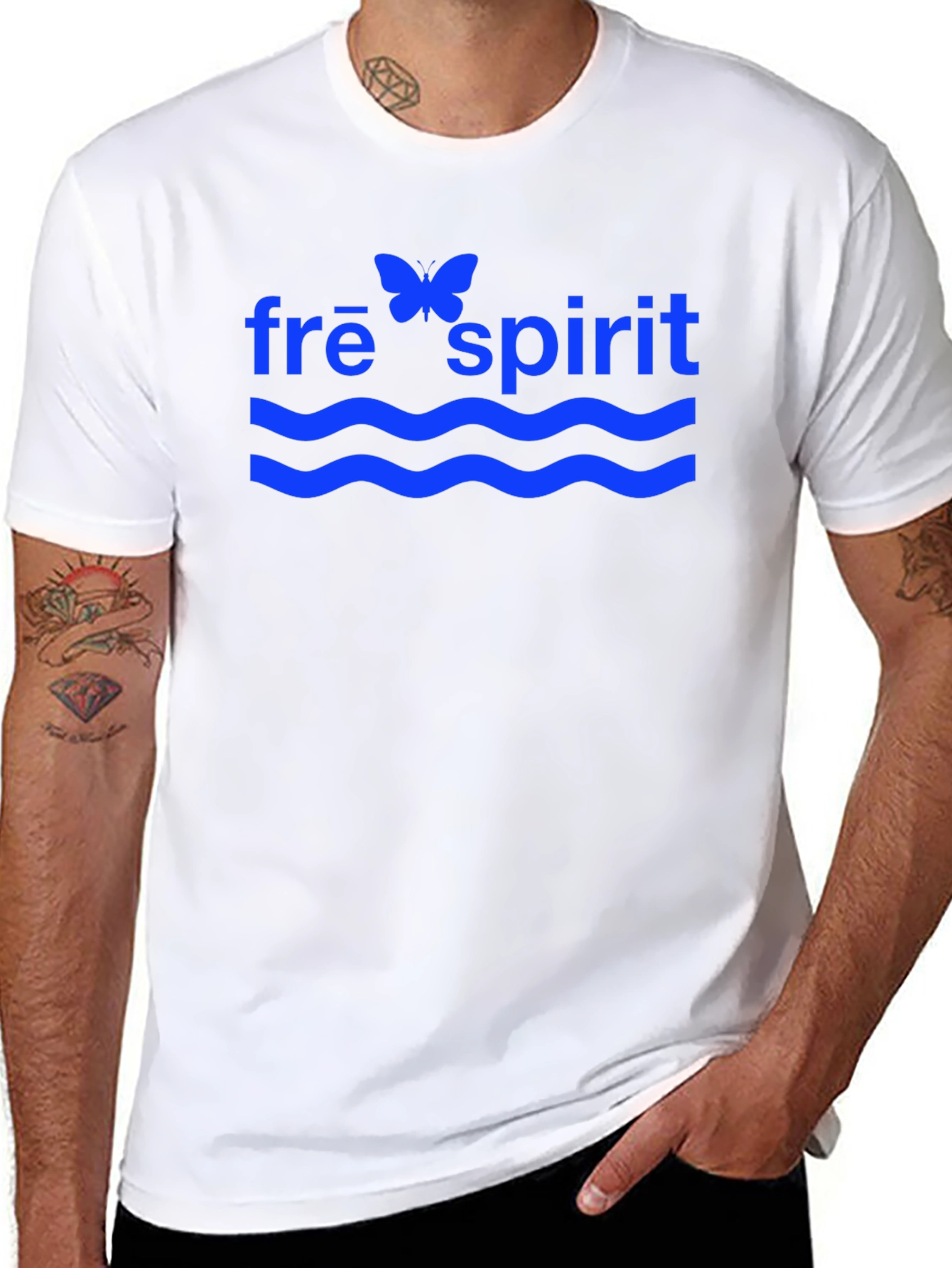 Free Spirit Black Graphic T-Shirt