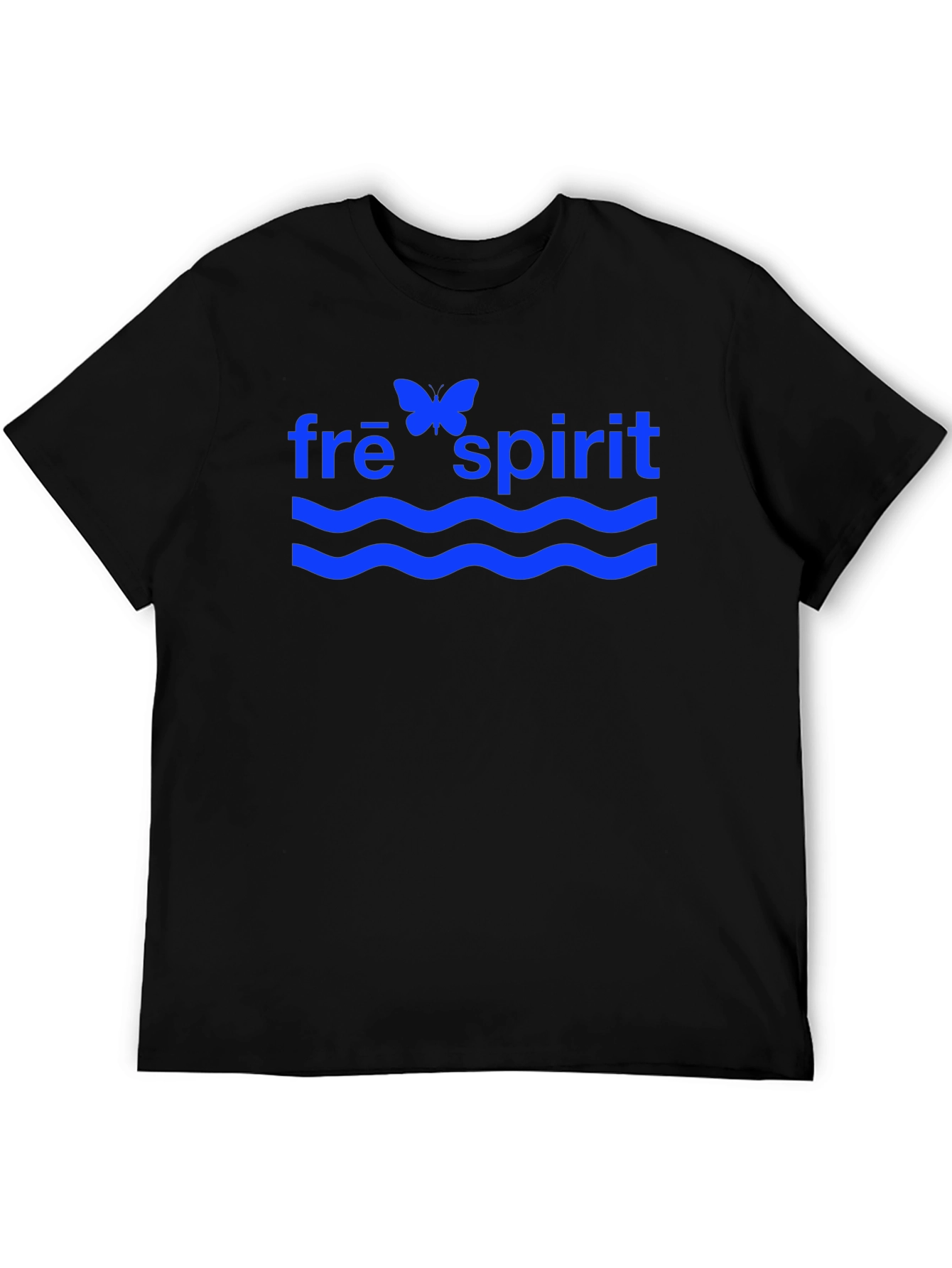 Free Spirit Black Graphic T-Shirt
