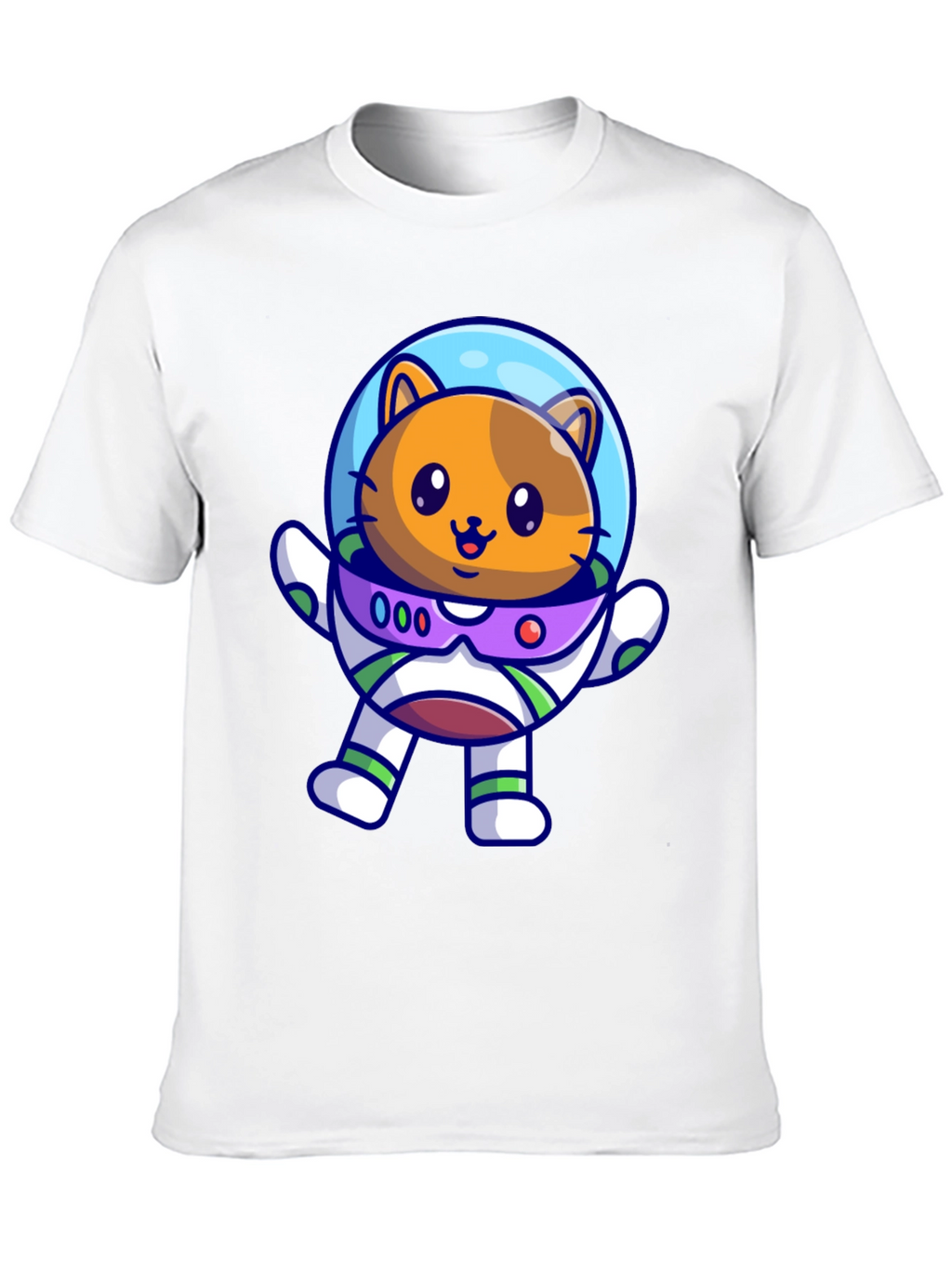 Astronaut Cat T-Shirt - Space Adventure Tee