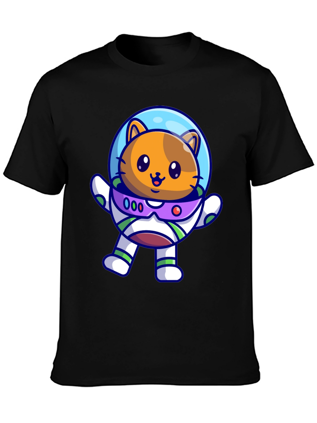 Astronaut Cat T-Shirt - Space Adventure Tee