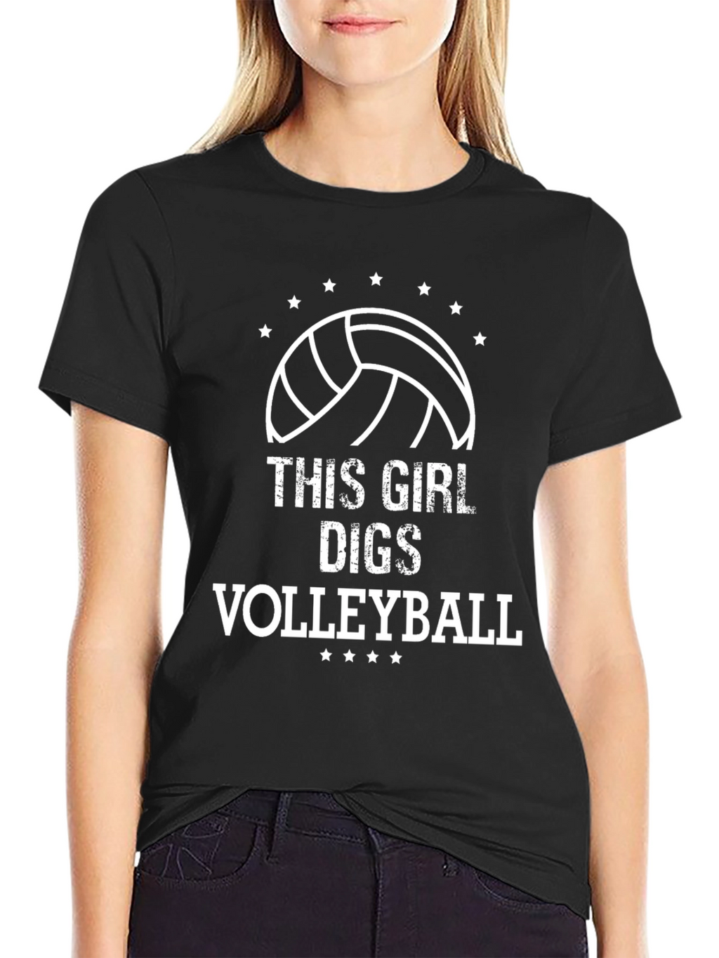 This Girl Digs Volleyball T-Shirt