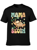 Mama Sloth Graphic Tee