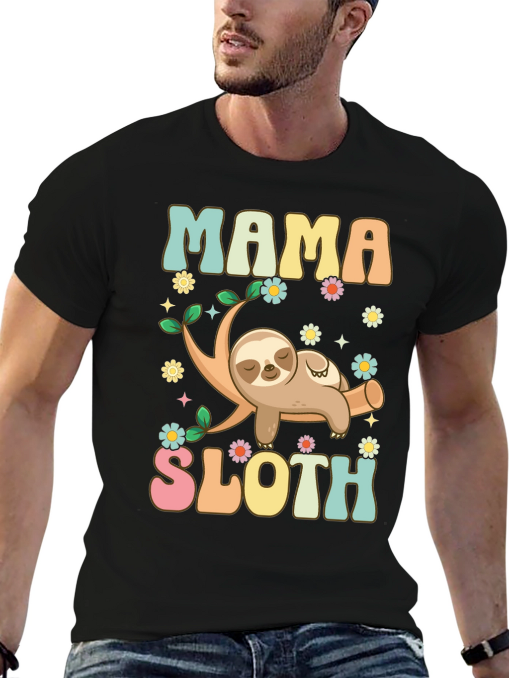 Mama Sloth Graphic Tee