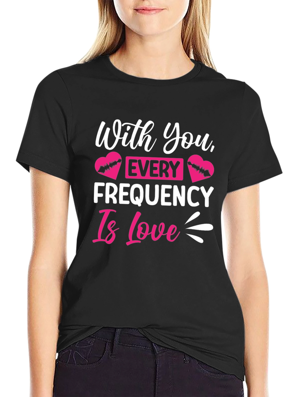 Frequency Love T-Shirt - Valentines Day Gift