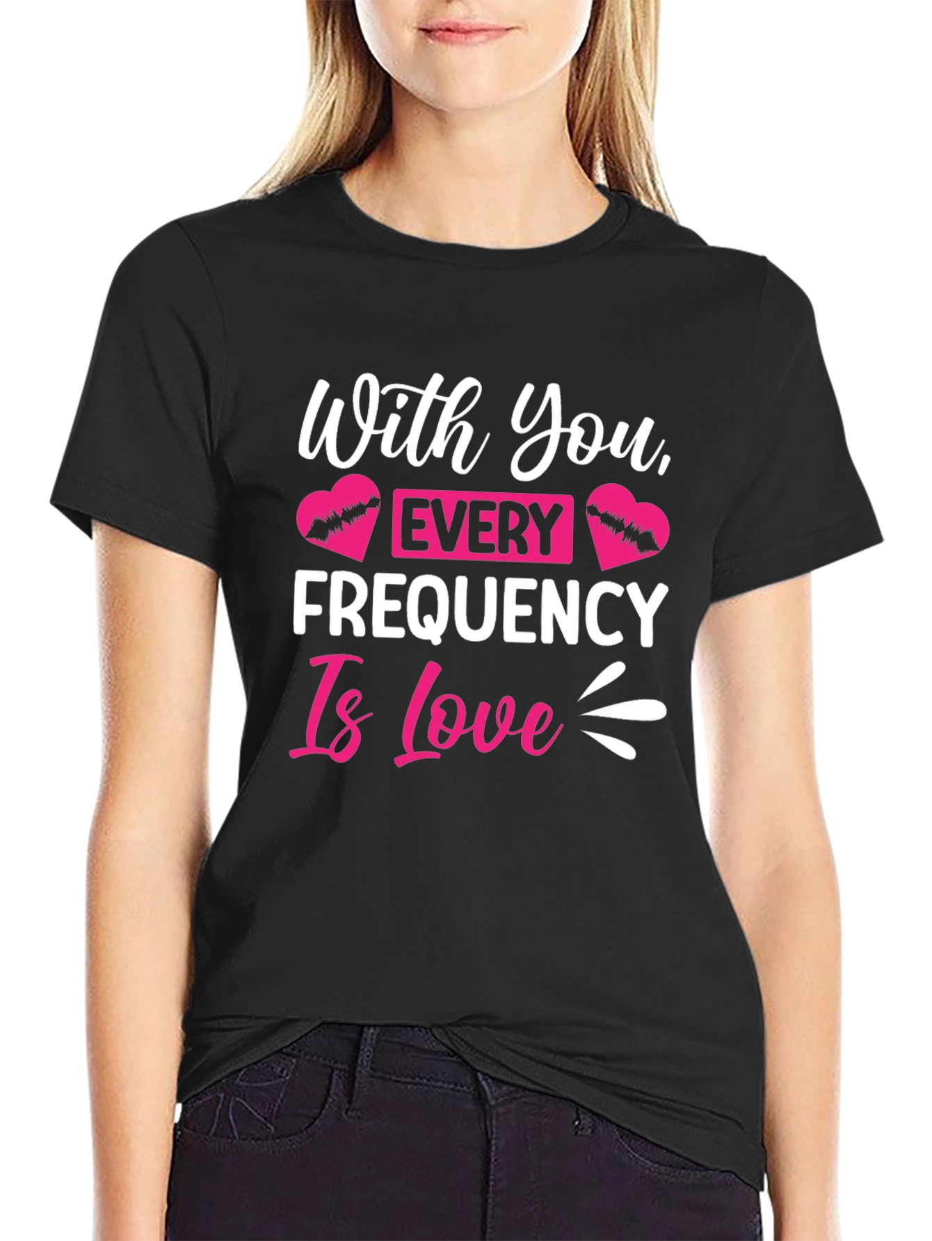 Frequency Love T-Shirt - Valentines Day Gift