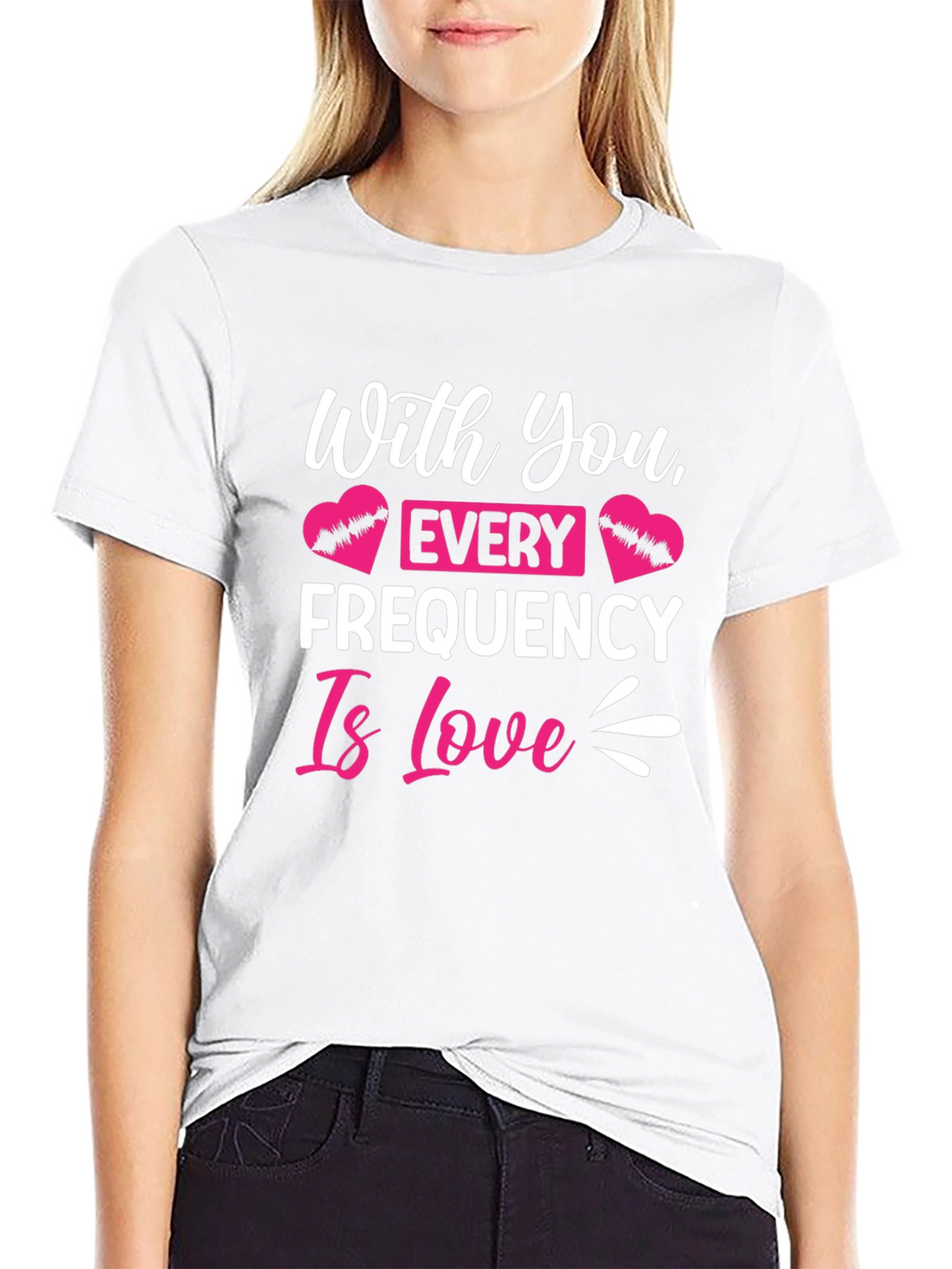 Frequency Love T-Shirt - Valentines Day Gift
