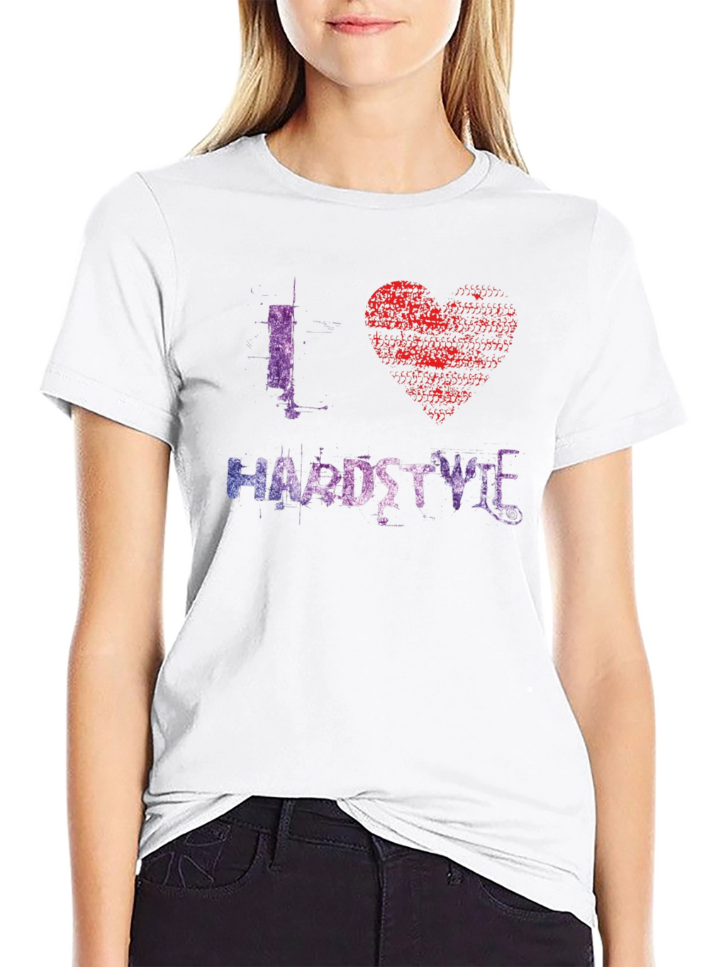 I Heart Hardstyle Black Graphic Tee