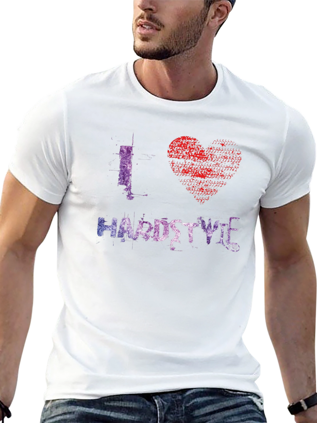 I Heart Hardstyle Black Graphic Tee