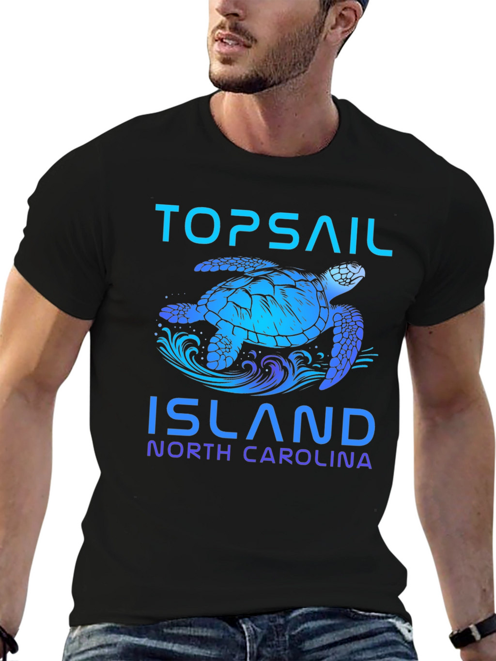 Topsail Island Turtle Graphic Tee