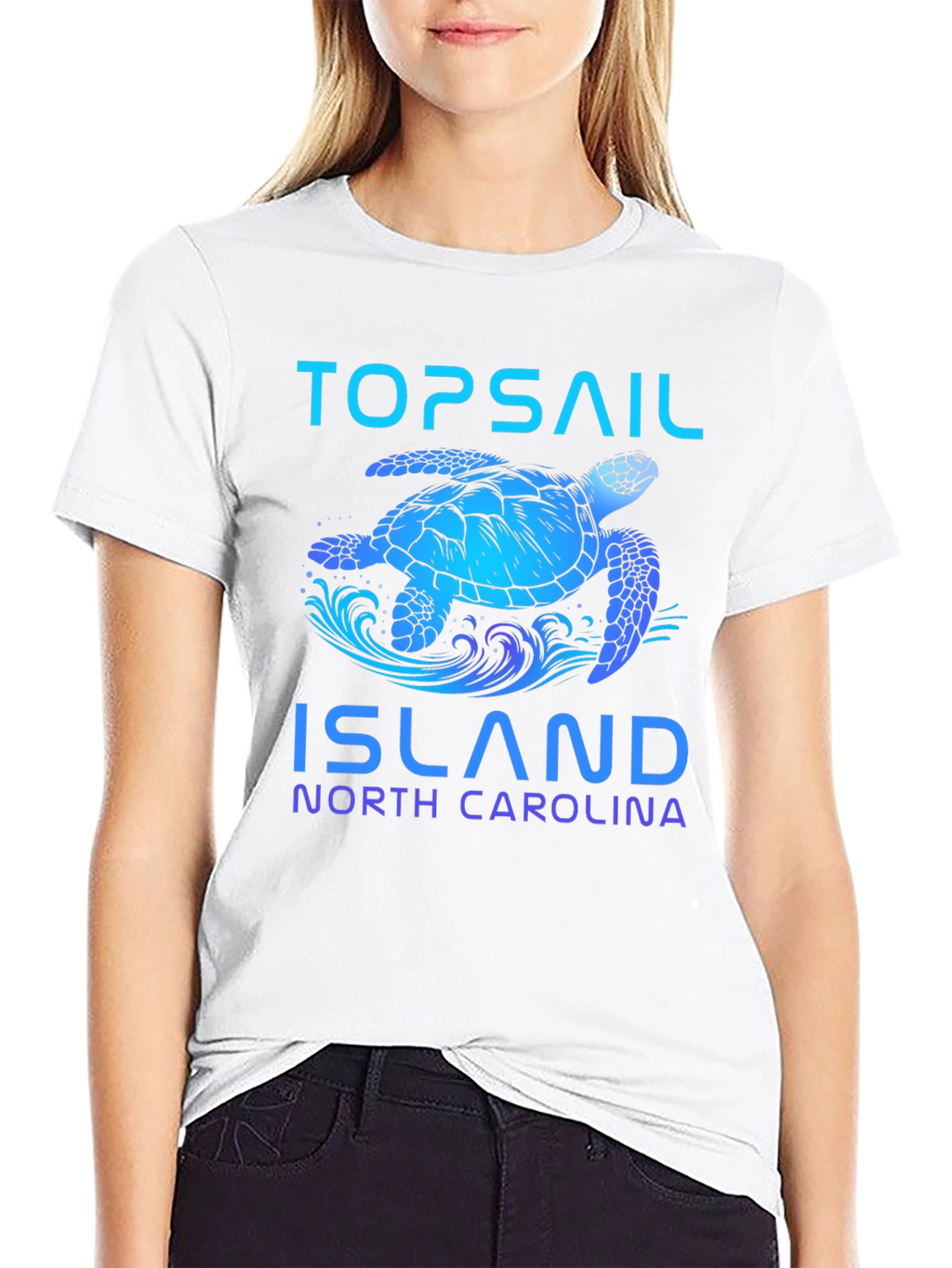 Topsail Island Turtle Graphic Tee