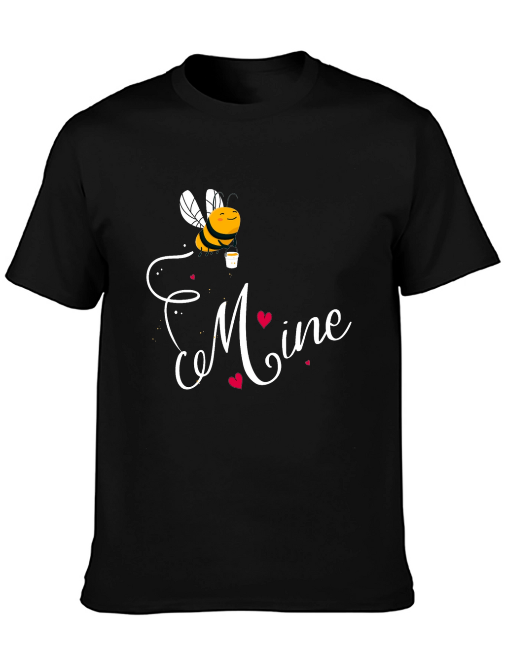 Bee Mine Graphic Tee - Black