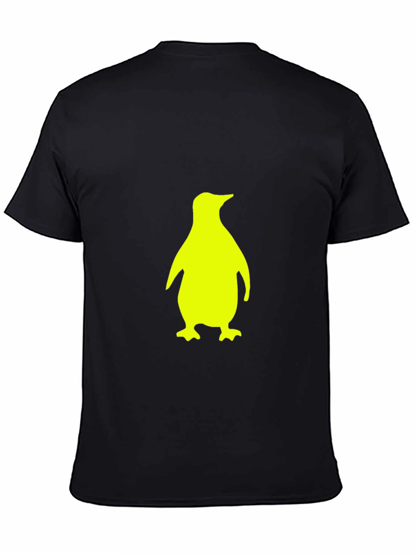 Penguin Graphic Tee - Casual Black T-Shirt