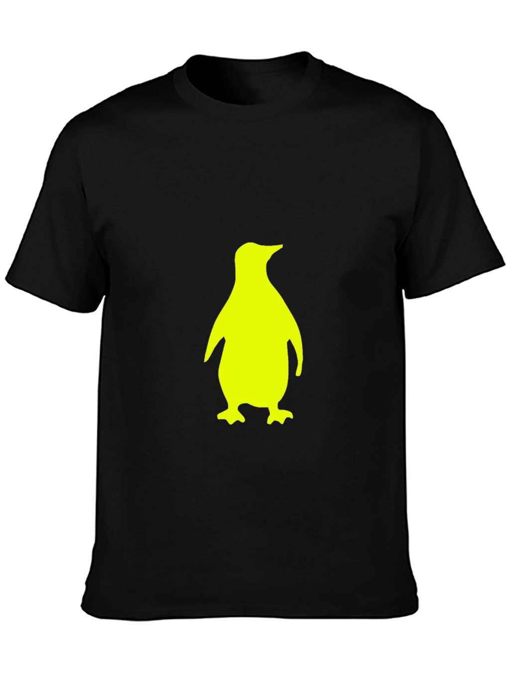 Penguin Graphic Tee - Casual Black T-Shirt