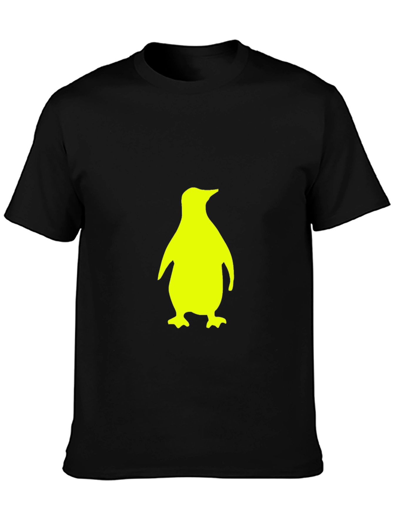 Penguin Graphic Tee - Casual Black T-Shirt