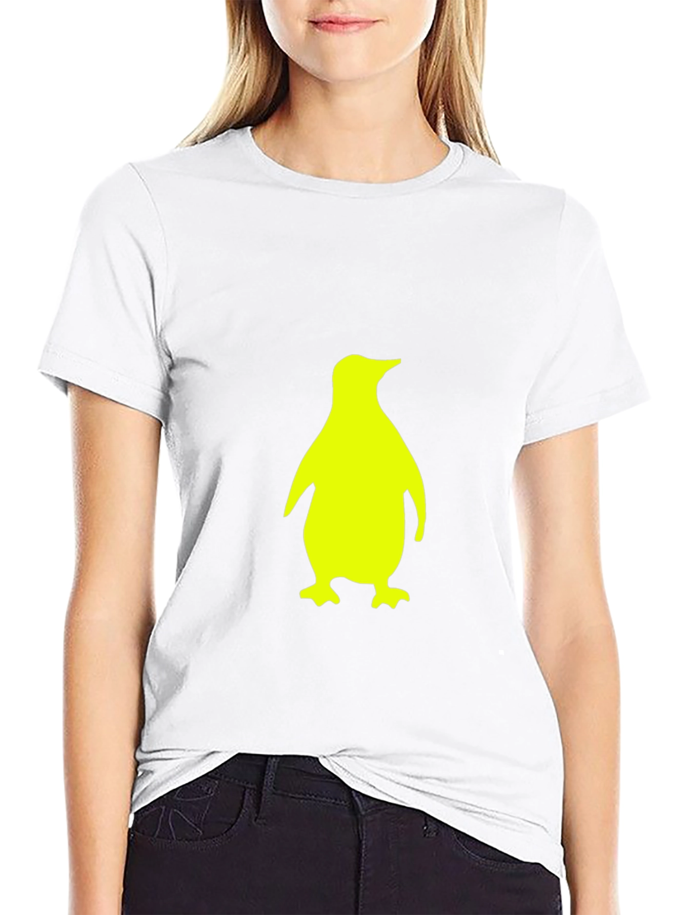 Penguin Graphic Tee - Casual Black T-Shirt