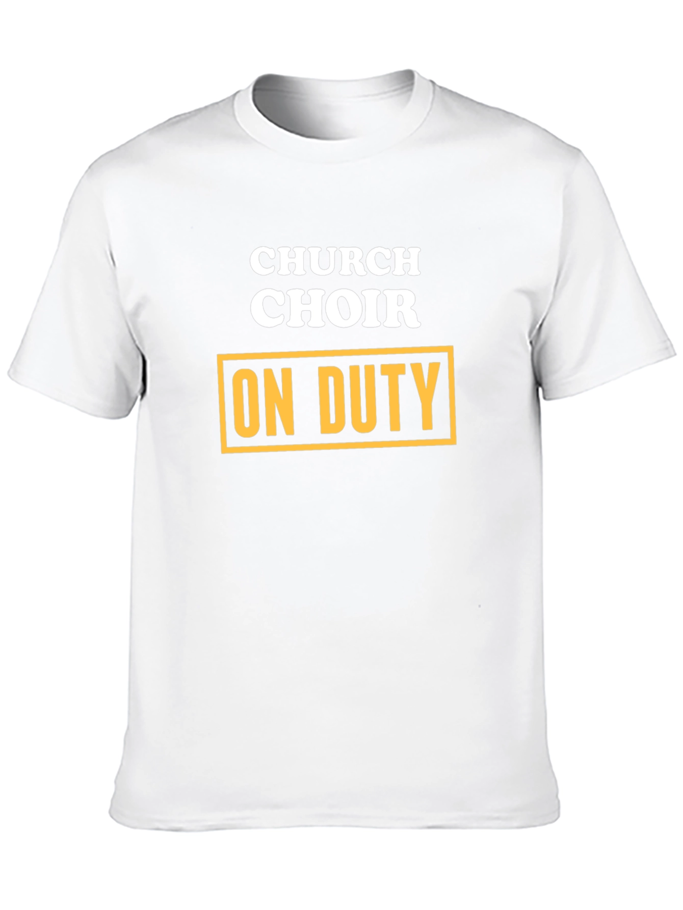 Church Choir On Duty T-Shirt - Black