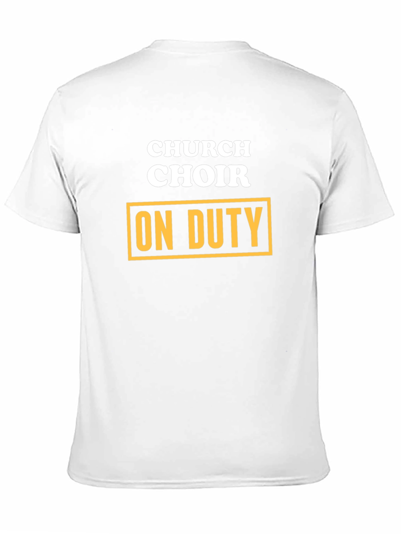 Church Choir On Duty T-Shirt - Black