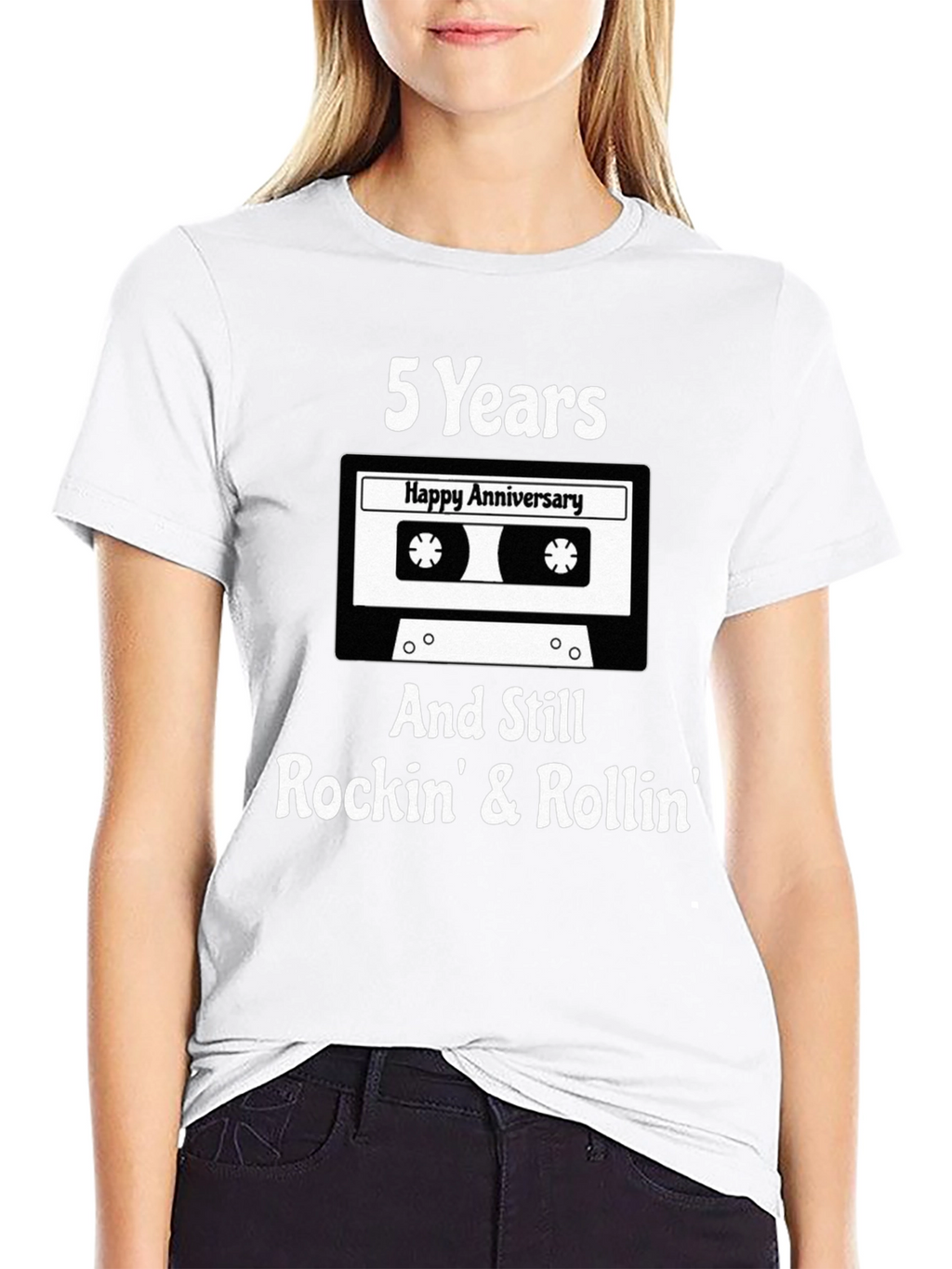 5 Year Anniversary Rockin Rollin Tee
