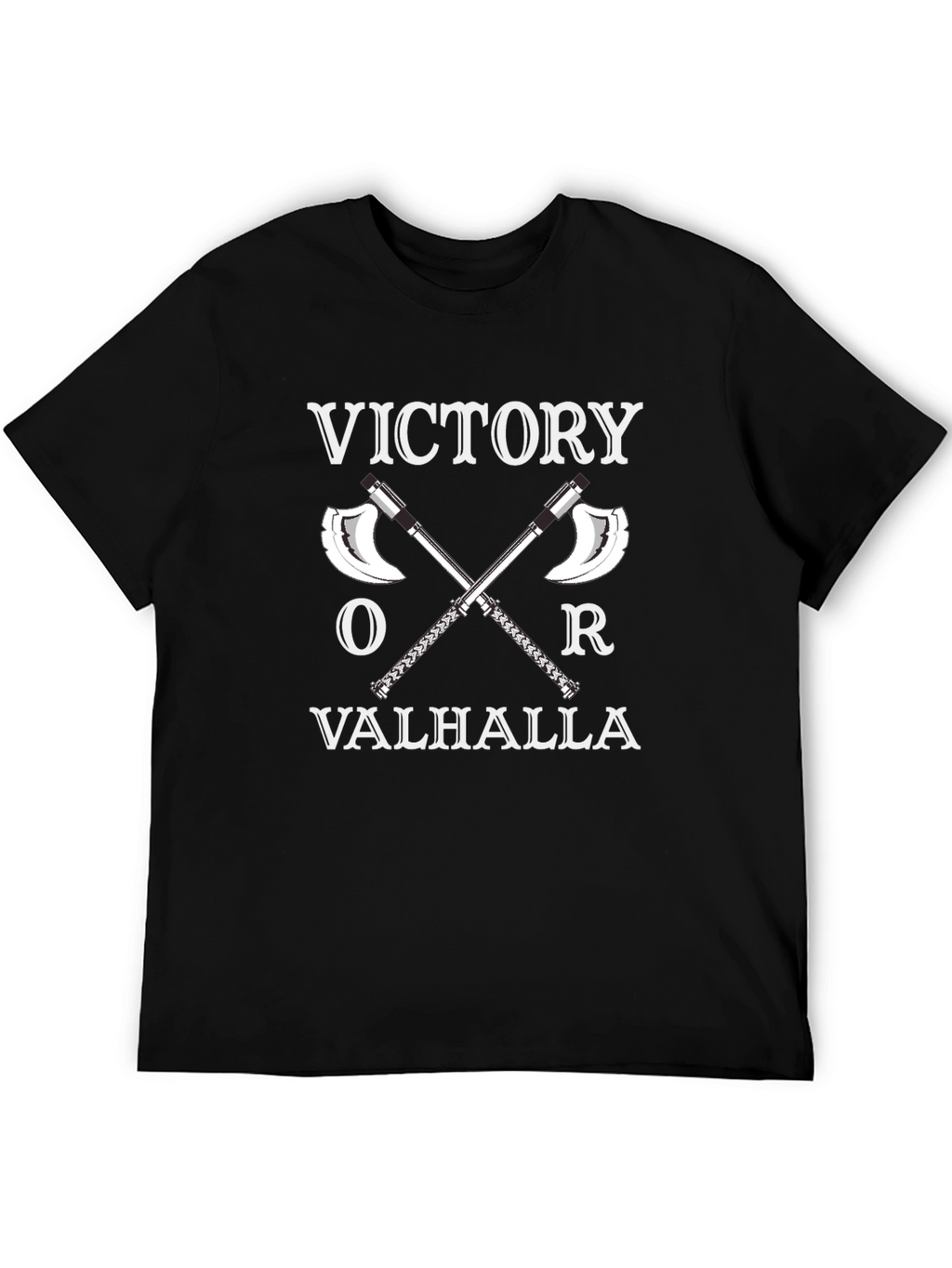 Victory or Valhalla Viking Axe T-Shirt