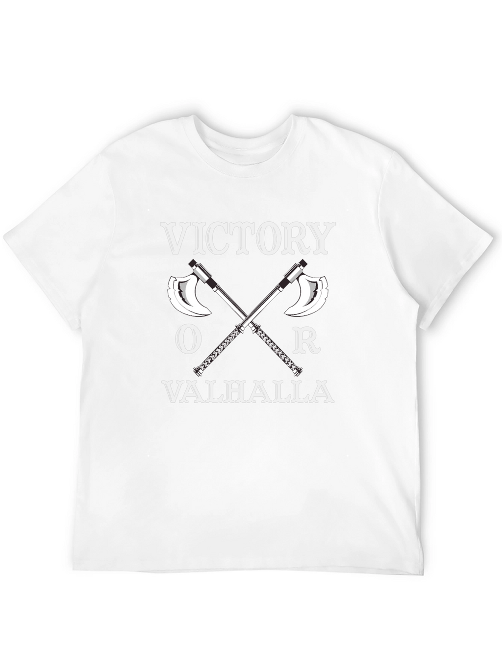 Victory or Valhalla Viking Axe T-Shirt