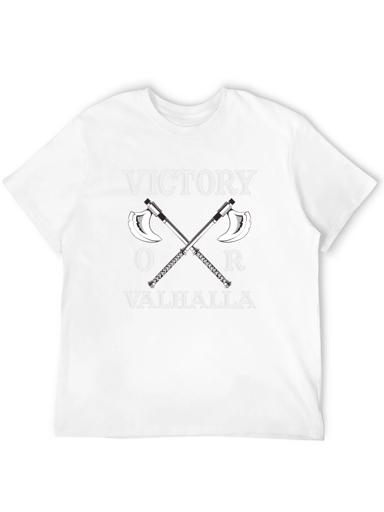 Victory or Valhalla Viking Axe T-Shirt