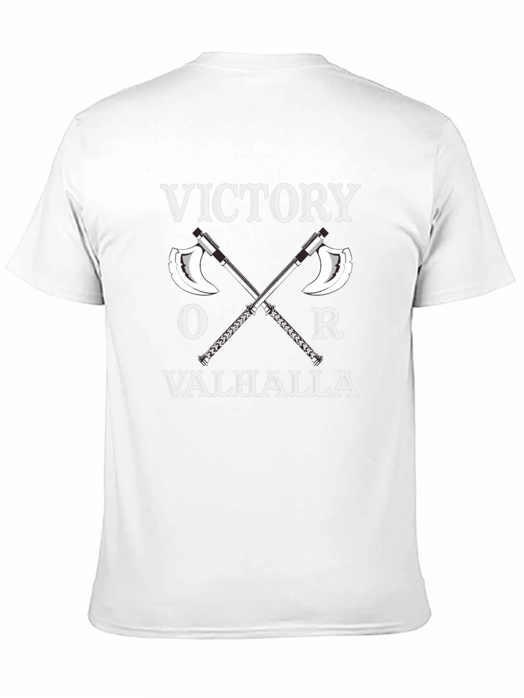 Victory or Valhalla Viking Axe T-Shirt