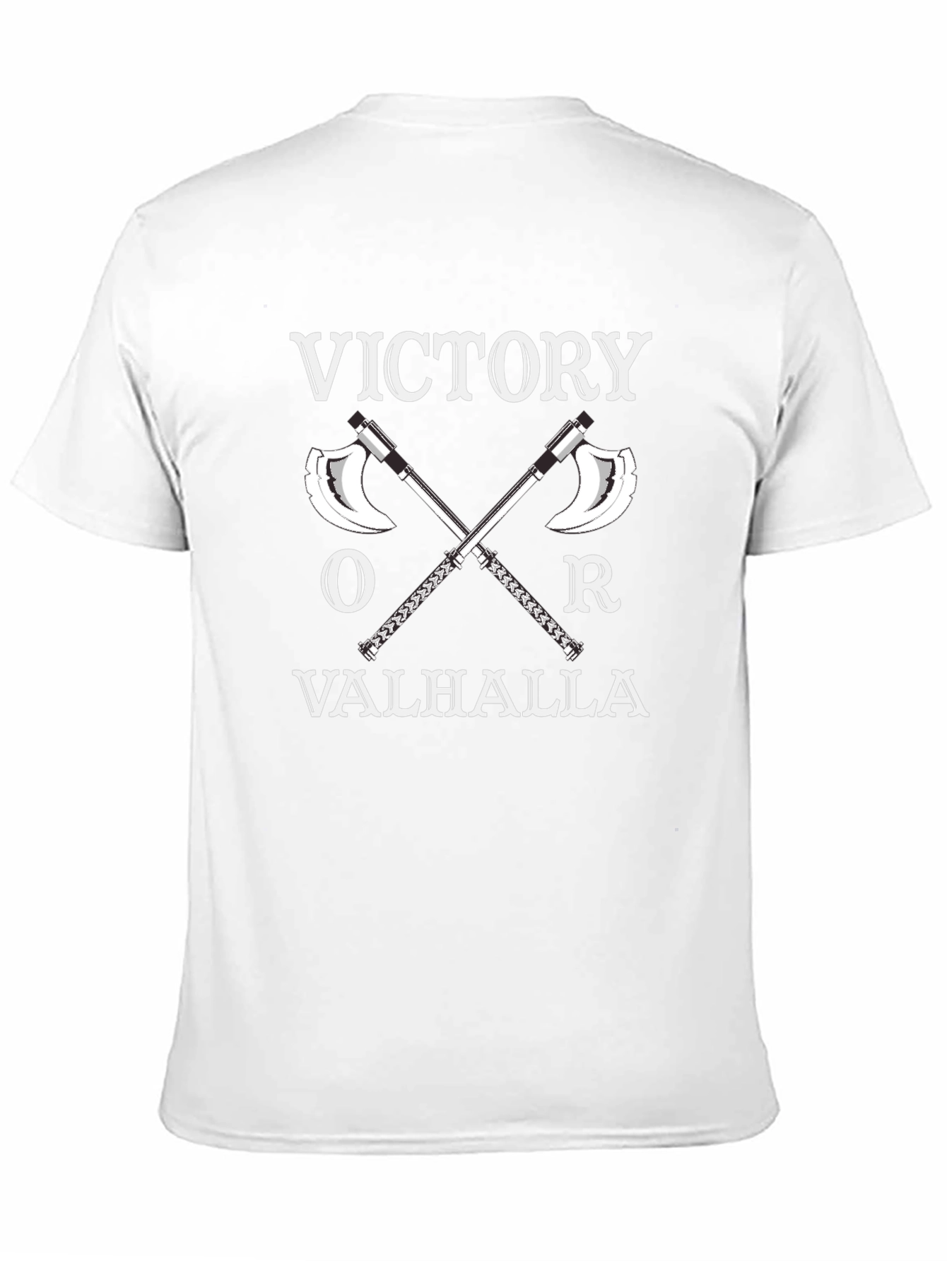 Victory or Valhalla Viking Axe T-Shirt