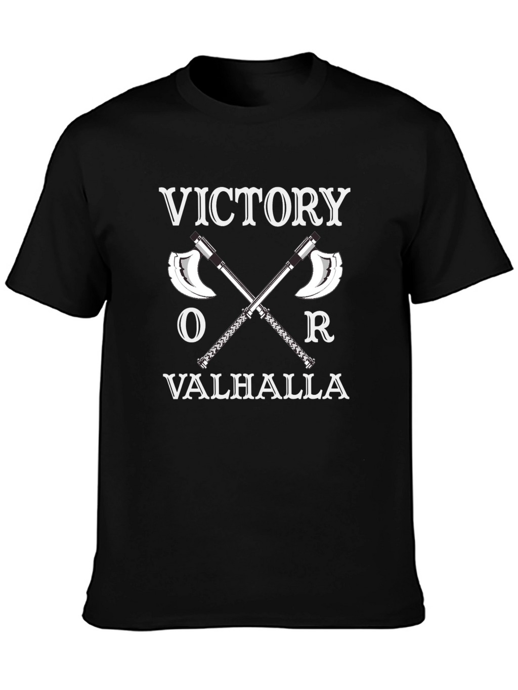 Victory or Valhalla Viking Axe T-Shirt
