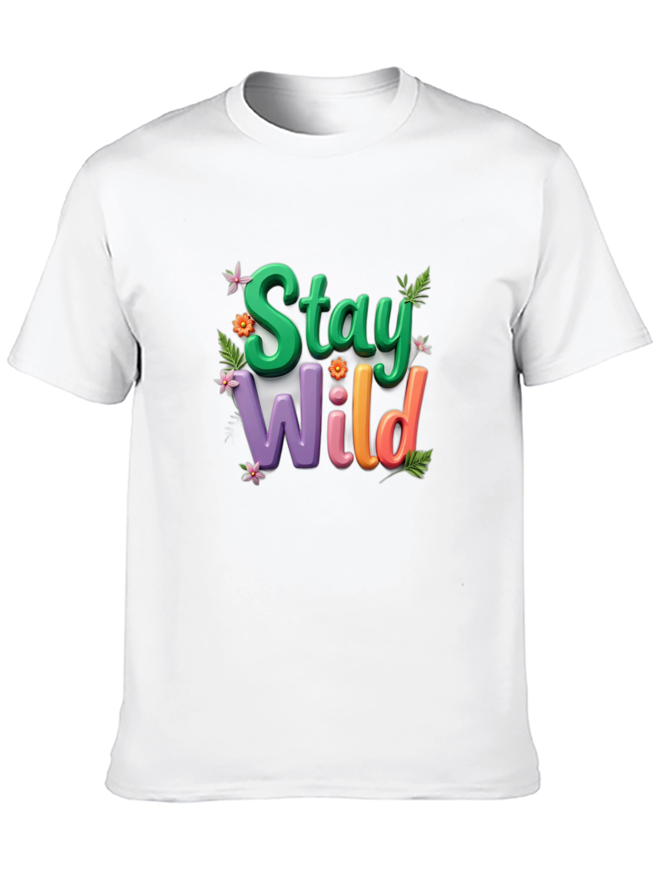 Stay Wild T-Shirt: Vibrant Graphic Tee