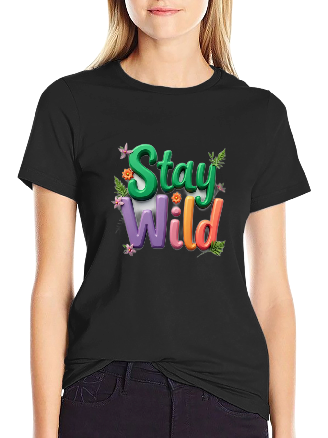 Stay Wild T-Shirt: Vibrant Graphic Tee
