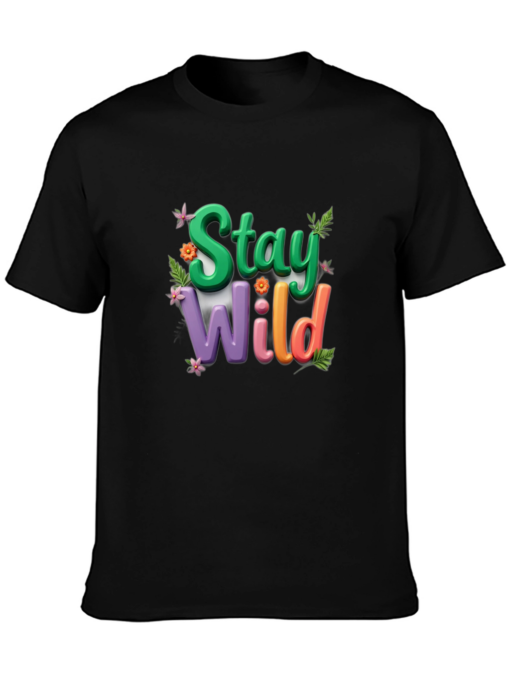 Stay Wild T-Shirt: Vibrant Graphic Tee