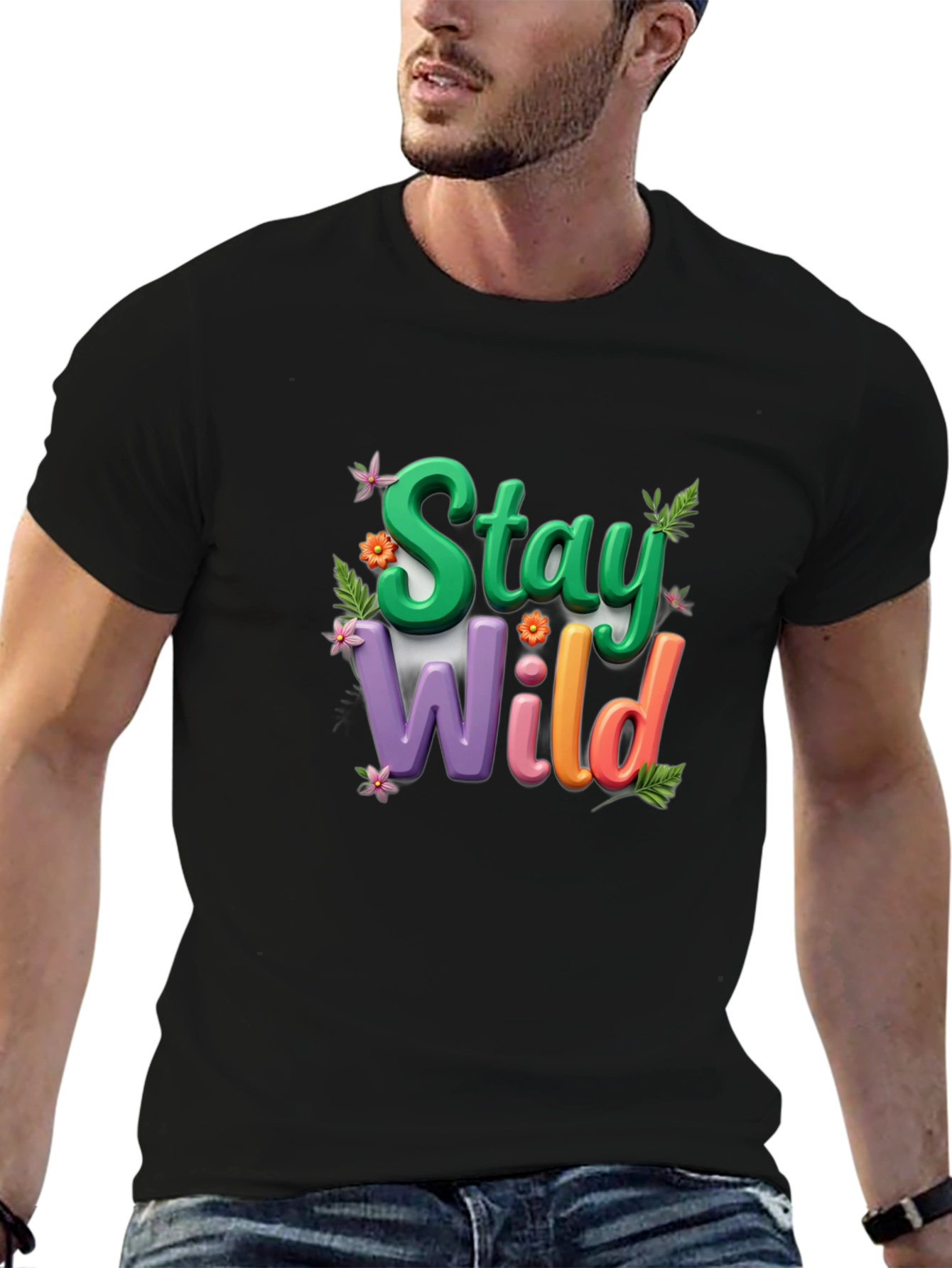 Stay Wild T-Shirt: Vibrant Graphic Tee
