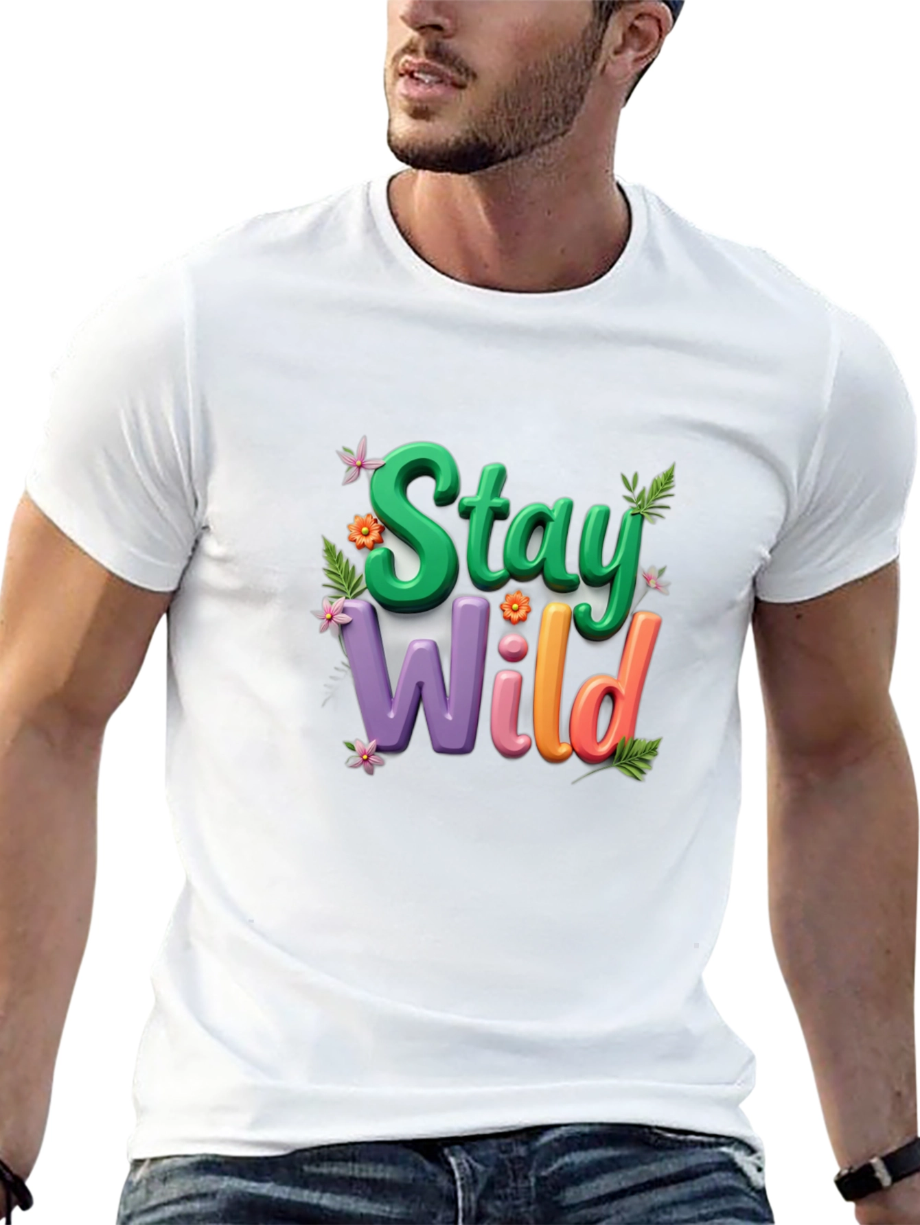 Stay Wild T-Shirt: Vibrant Graphic Tee