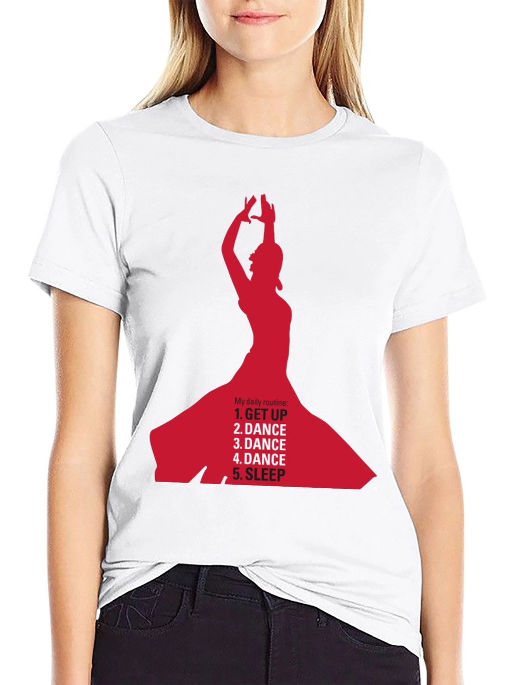 Dance Daily Routine T-Shirt - Get Up Dance Sleep