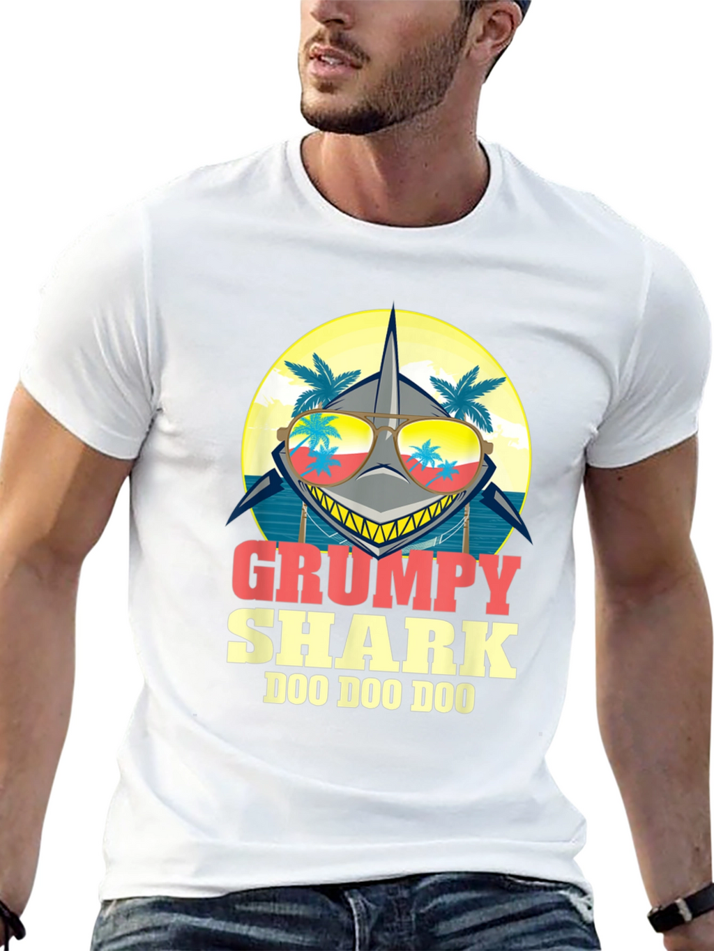 Grumpy Shark Doo Doo Doo T-Shirt
