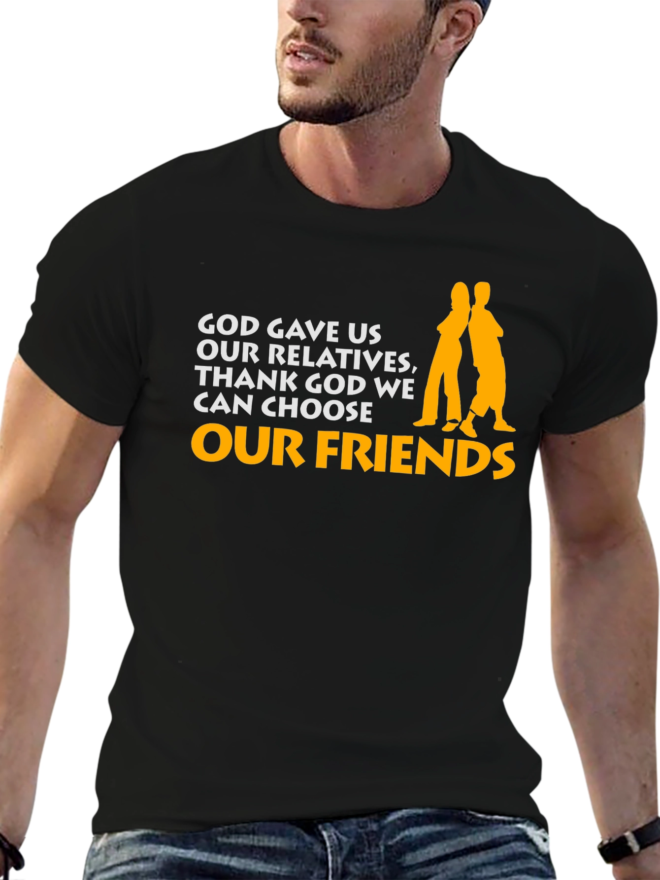 God Gave Us Relatives Graphic Tee