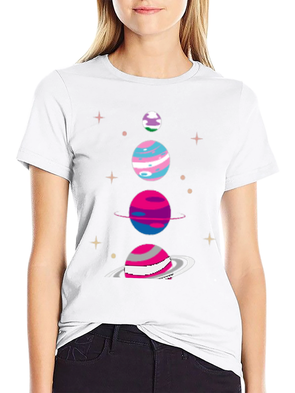 Trans Pride Planet T-Shirt