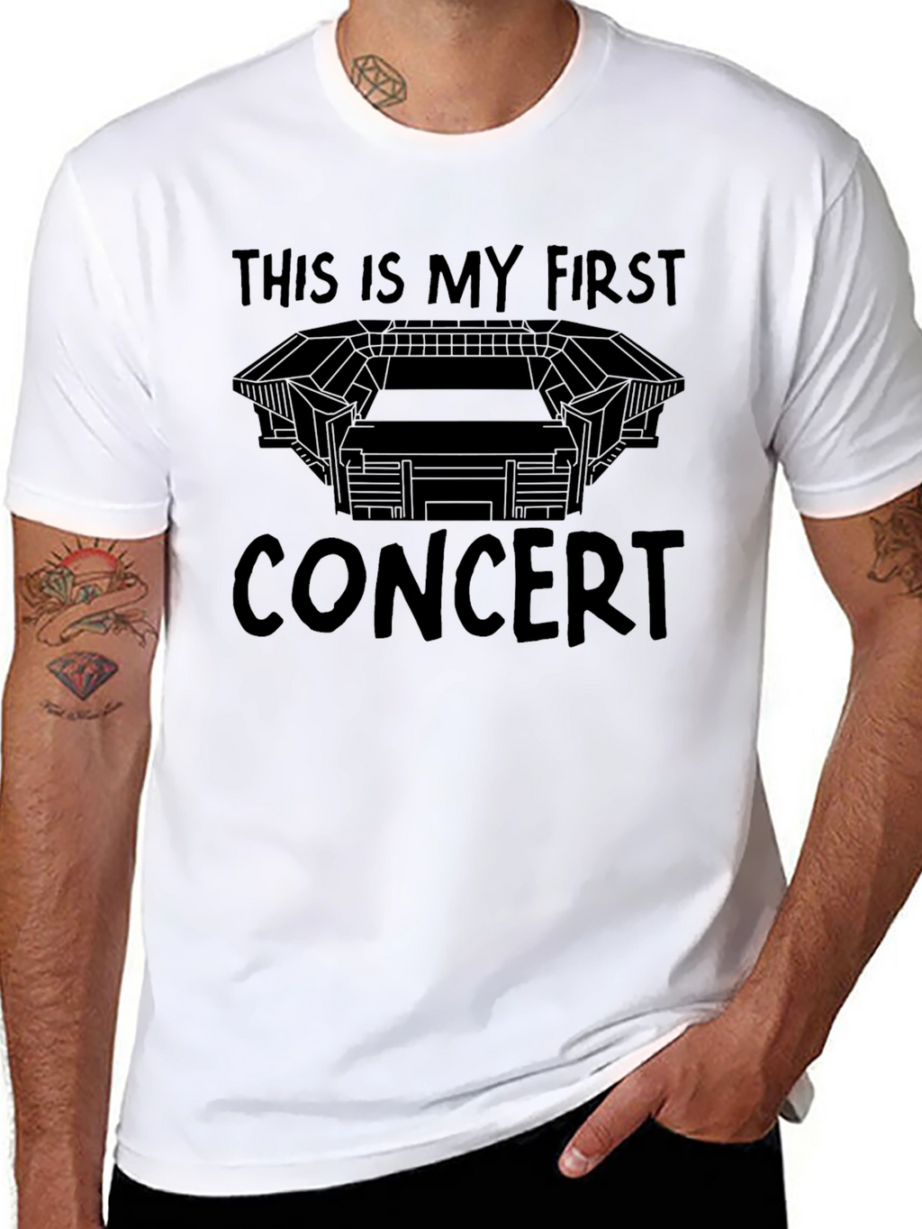 First Concert Stadium T-Shirt - Music Lover Tee