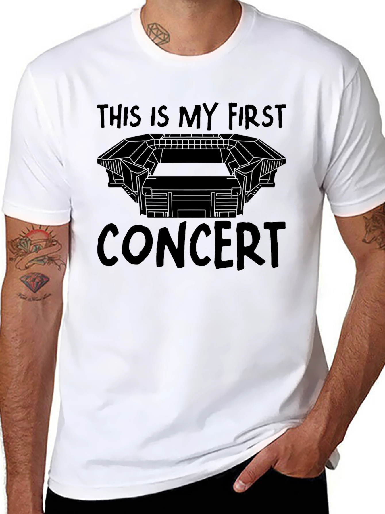First Concert Stadium T-Shirt - Music Lover Tee