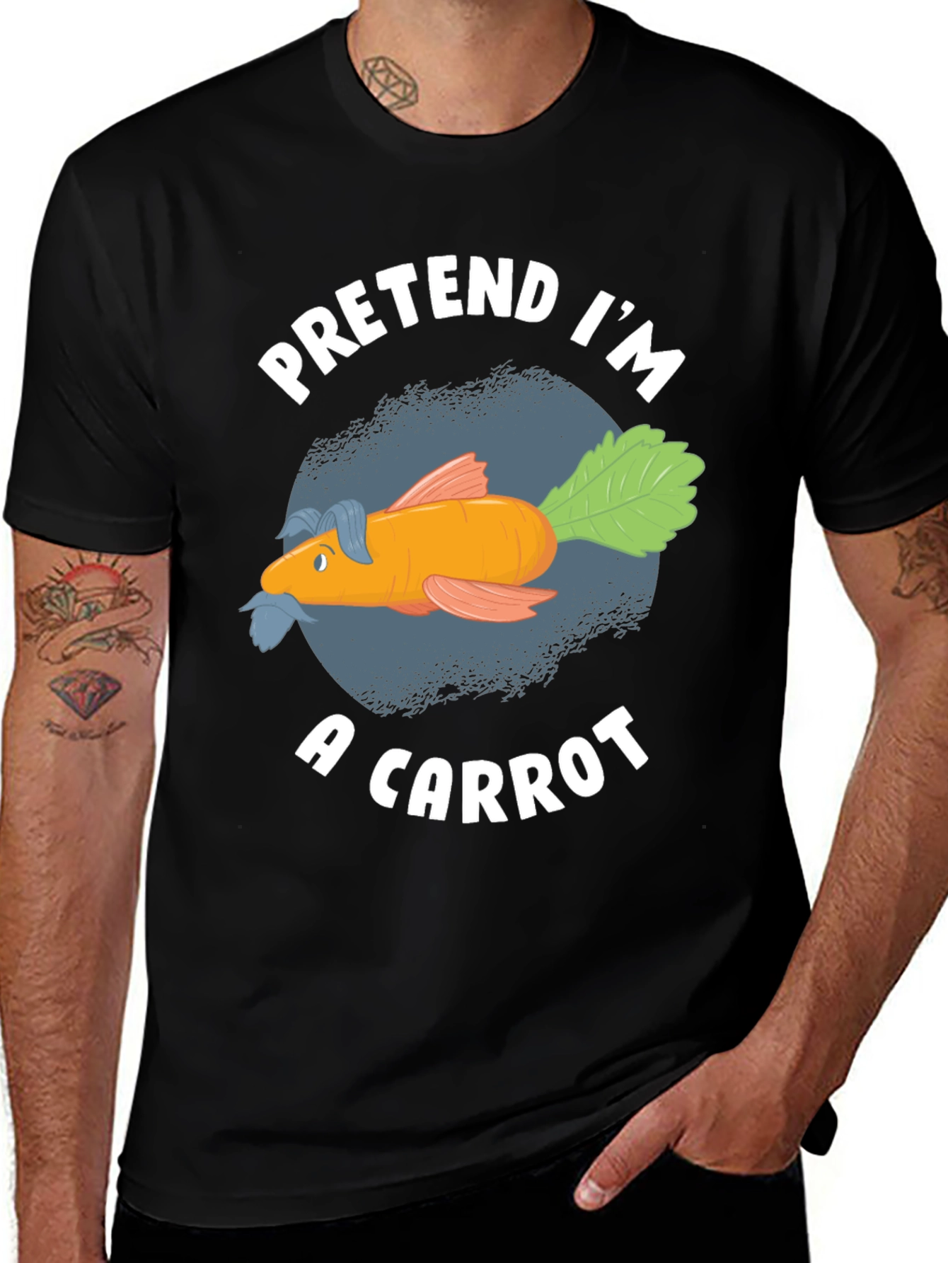 Pretend Im a Carrot Novelty T-Shirt