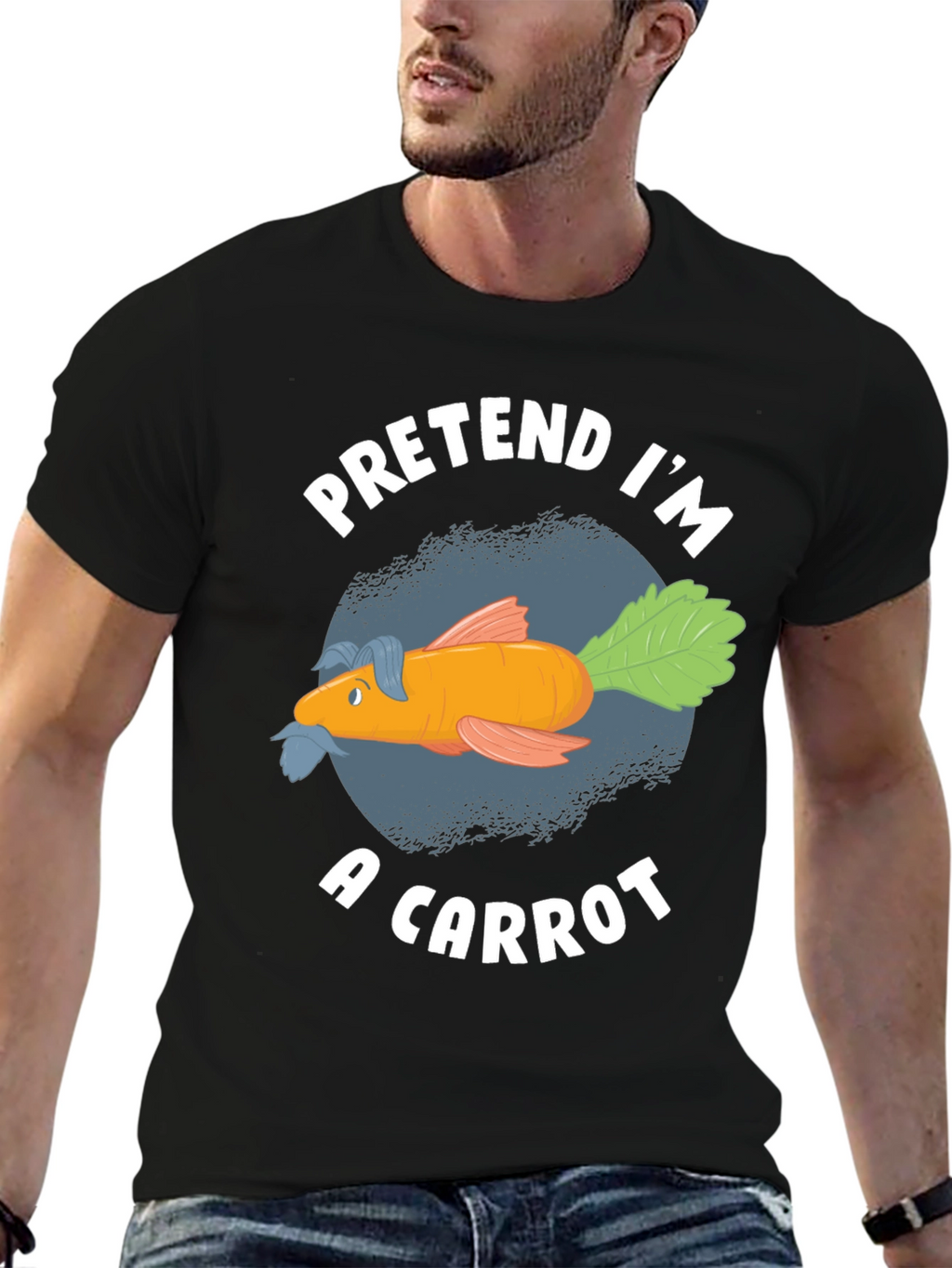 Pretend Im a Carrot Novelty T-Shirt