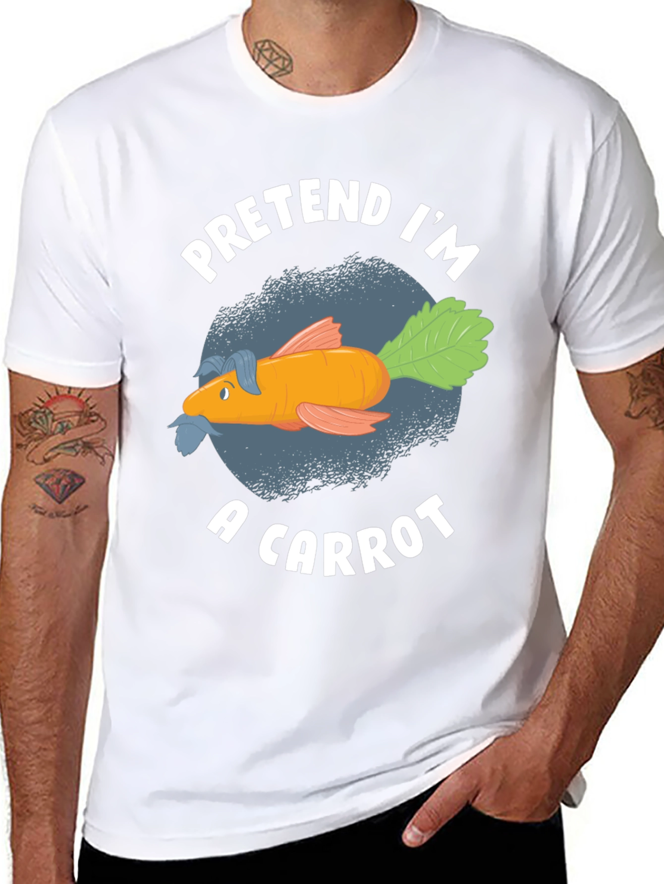 Pretend Im a Carrot Novelty T-Shirt